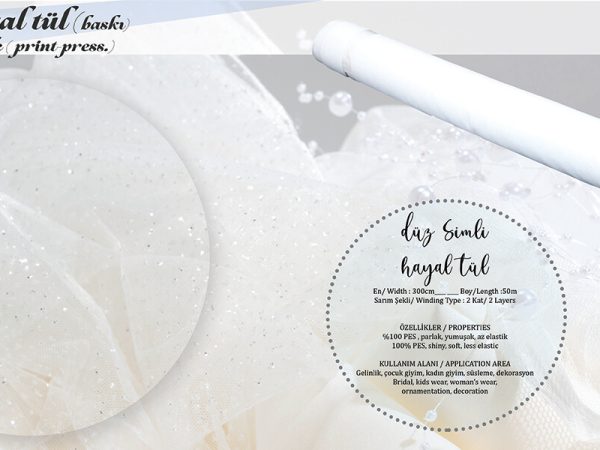 Angel Glittered Tulle
